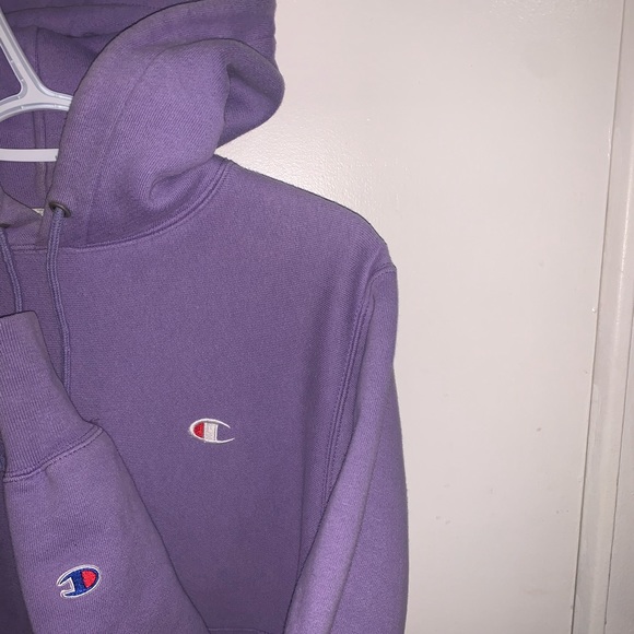 lilac champion hoodie - Picture 2 of 2